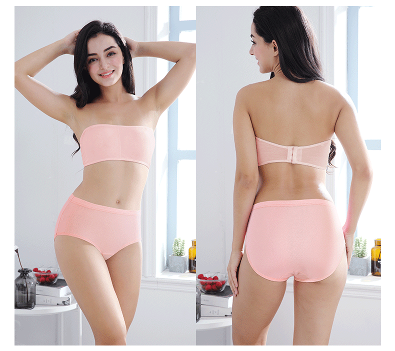 Đồ lót A & Bab [2 nạp] Đồ lót kháng khuẩn cotton trung niên eo cao cỡ lớn Quần lót cho mẹ F802 quần chip nữ