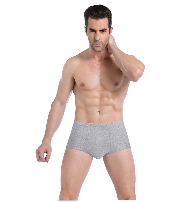 A & Bab quần lót cotton thoải mái giữa và cao eo nam nhỏ chân phẳng đồ lót rộng kích thước quần của cha L609 quan sip dui nam