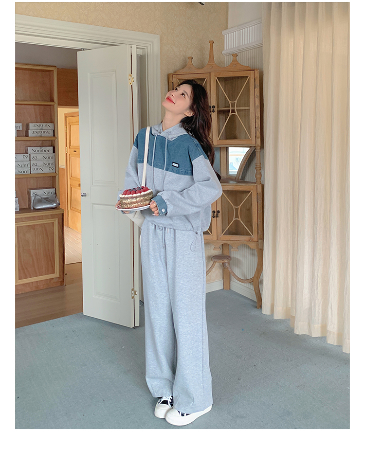 Set di felpe con cappuccio da cowboy con cuciture 157 (in precedenza 165A) -8618-P155-K218_voghion.com