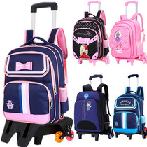 Tier bag schoolbag primary school girl new 2021 first grade super light boy simple hand bag waterproof