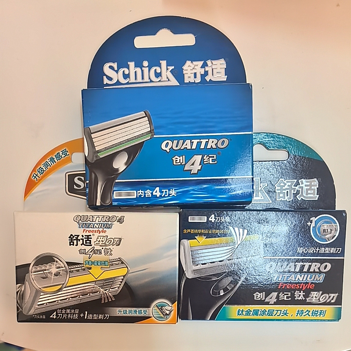 Comfort 4 Titanium Razor Blades Schick Comfort 4-Layer Blades Men's Electric Manual Shaver Head Comfort 4 Titanium Razor Blades Schick Comfort 4-Layer Blades Men's Electric Manual Shaver Head