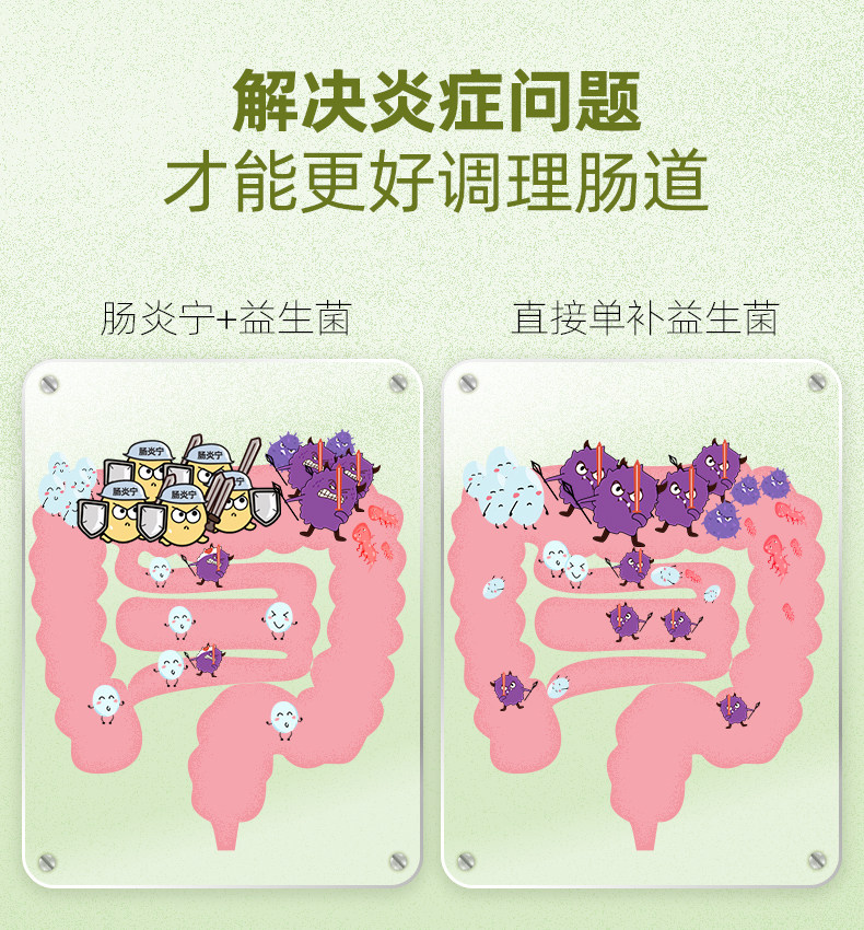 康恩贝 肠炎宁片 80片 治急慢性肠胃炎/腹痛腹胀腹泻 图4