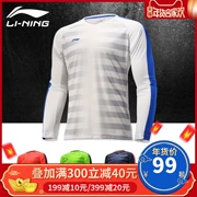 Li Ning áo dài tay đồng phục bóng đá đồng phục nam đồng phục tùy chỉnh lót tùy chỉnh phù hợp với người lớn đào tạo bóng đá