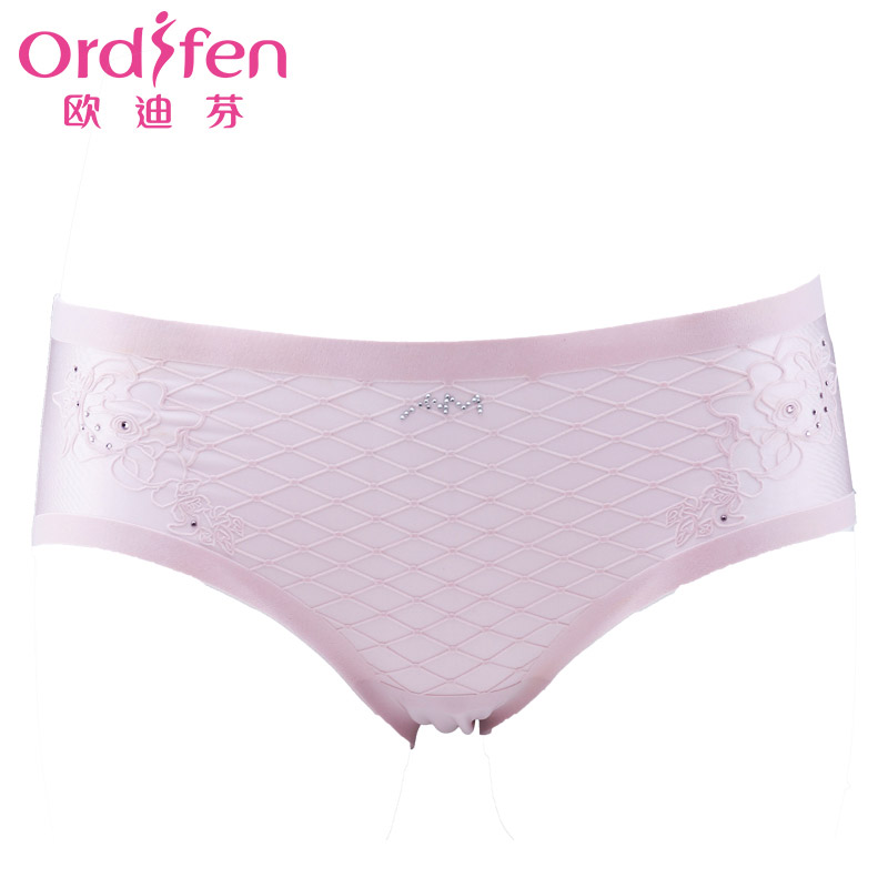 Odiffins mới sexy hip-spline giữa eo phẳng góc diny ren Lady Panties OP7526.