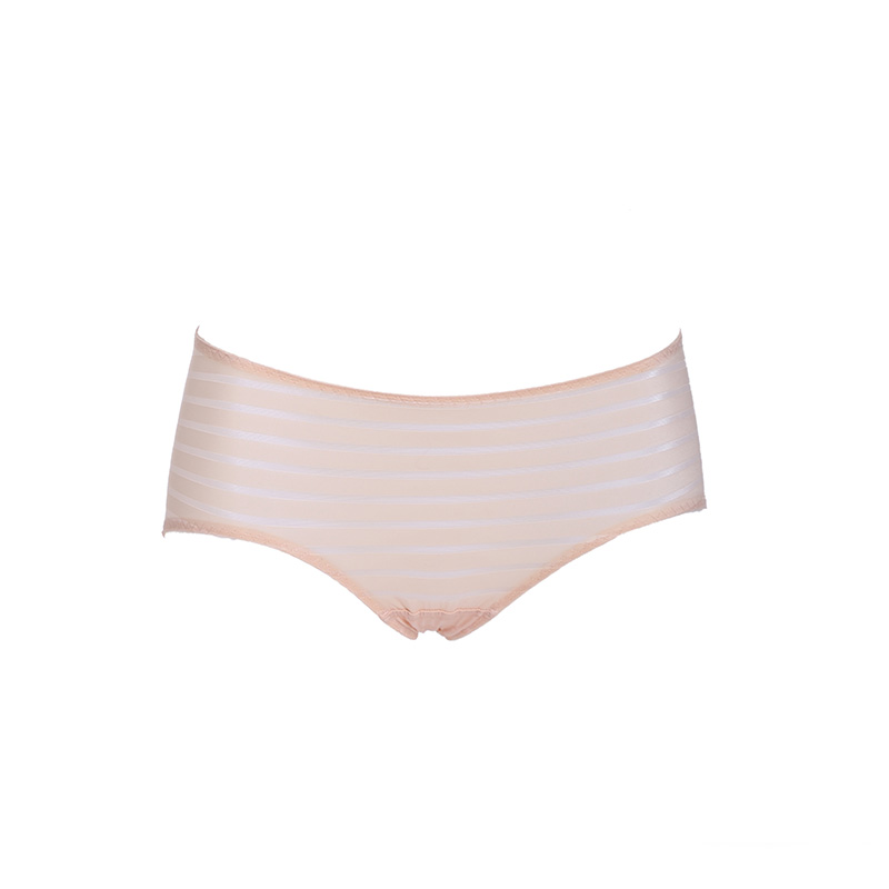 Odiffin Feather nhẹ Dòng Stylish Minimalist Lift thấp eo Womens Underwear nghi Flat-anglePants OP6520.