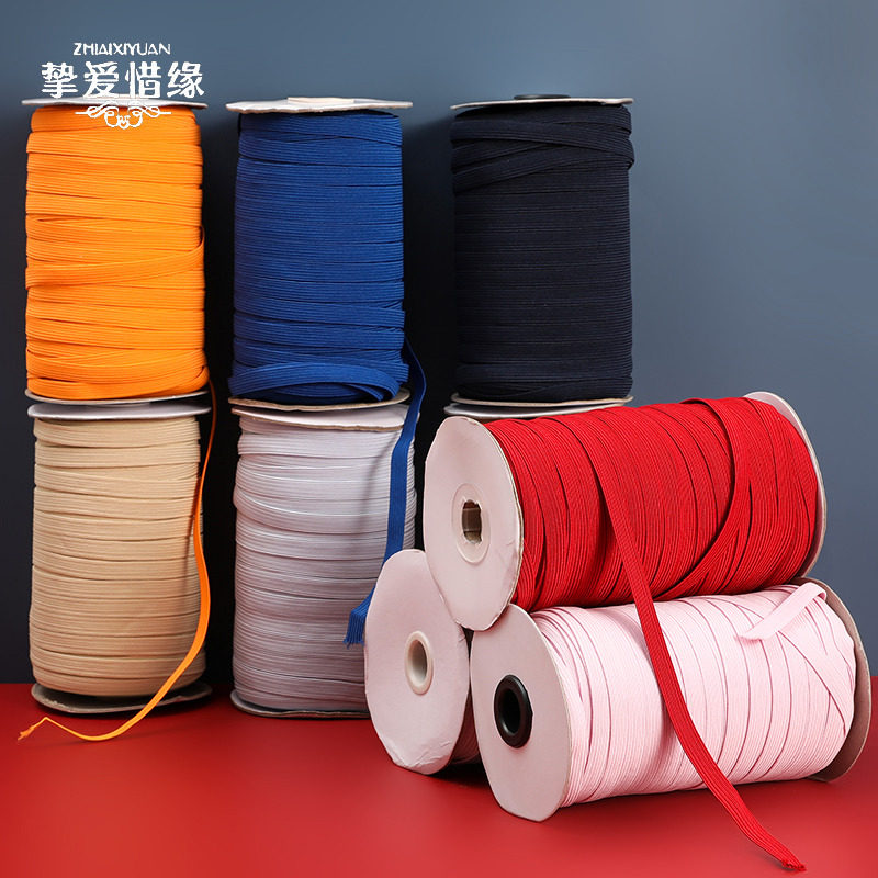 1cm imported color thin wide walking horse elastic belt wide elastic strap baby childrens pants waist rubber band accessories rubber band