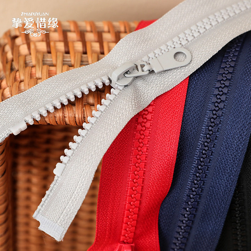 Long zipper diy pillow duvet cover dress Long skirt Dark chain Hidden zipper Home clothing accessories