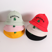 Spring and summer child fisherman hat childrens pot hat boy girl baby visor cute baby embroidery pot hat