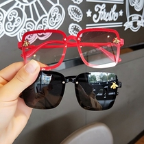 2020 new childrens sunglasses mens and womens childrens personality fashion large frame small bee sunglasses baby performance glasses tide