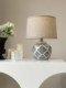 Table Lamp American Classical Bedroom Table Lamp Nordic Internet Celebrity ins Decorative Ceramic Retro Atmosphere Bedside Decorative Lamp