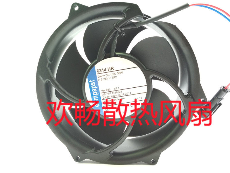 Original German ebmpapst 6314 HR 24V 1 5A 36W ACS510 inverter cooling fan