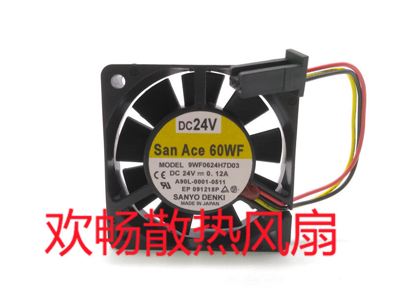 DC24V San Ace 60WF 9WF0624H7D03 24V 0 12A Fanuc Amplifier Fan