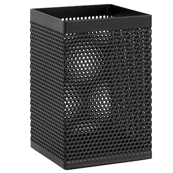Deli square pen holder metal material