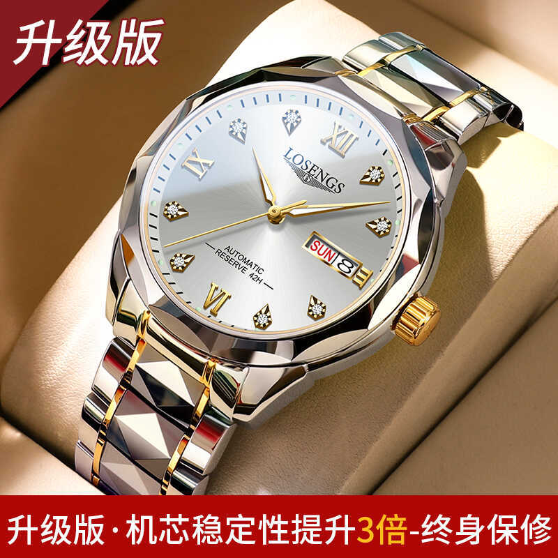 Swiss Genuine Wanderer Watch Men's Automatic Mechanical Watch with Luminous Waterproof Business Top Ten Brand Wristwatch
