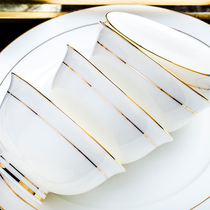 Gold Glitter DIY Single Product Links Dishes Set Simple European Home Style Free Matching