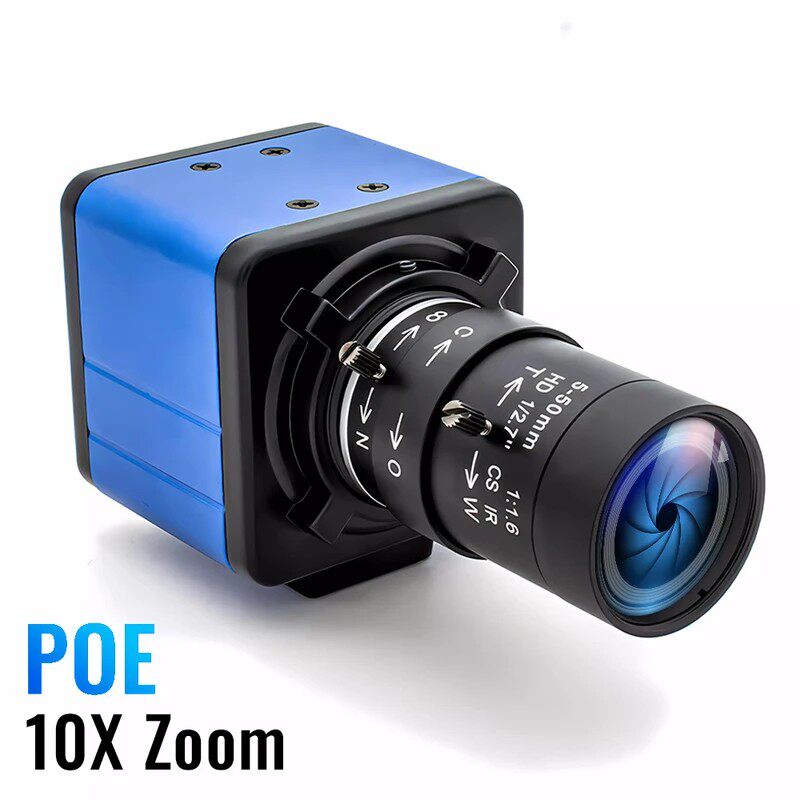 Промышленные Камеры/Видеокамеры 4k poe ip stream camera hd security varifocal 10x zoom cc-tv Goveisee
