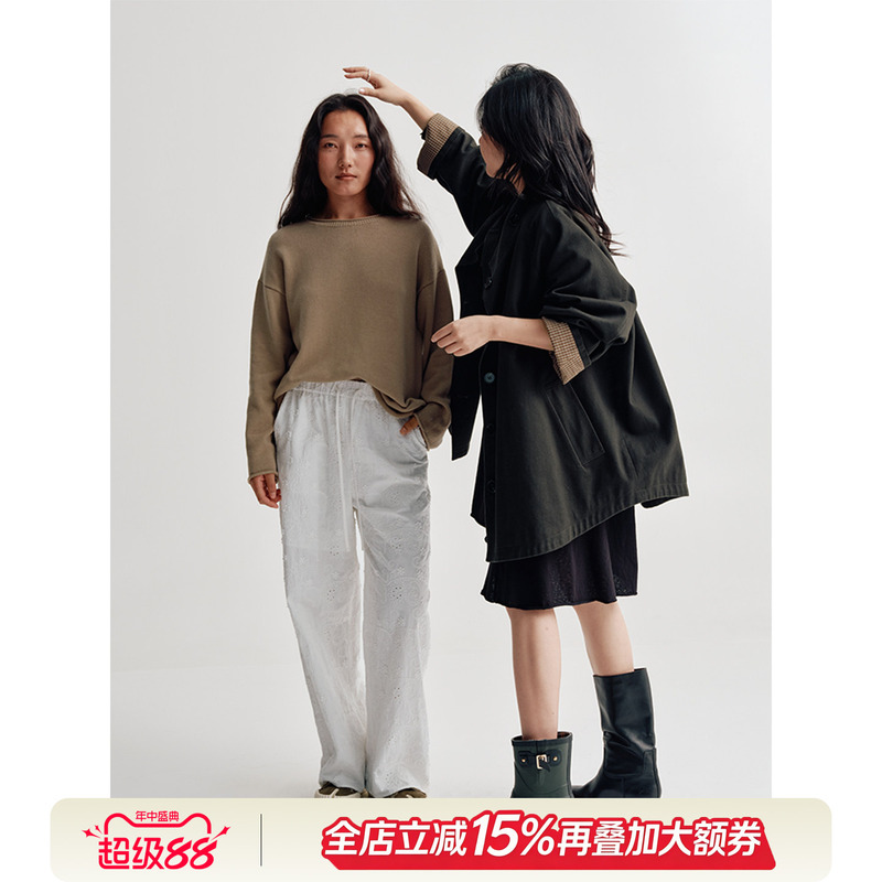 Shen Qiuqiu La Callar 100% Cotton Vintage Relaxed Plaid Cape Shawl Yy-Av6570 Shen Qiuqiu La Callar 100% Cotton Vintage Relaxed Plaid Cape Shawl Yy-Av6570
