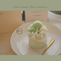 Wave soda scented candle cute cake smoke-free birthday gift Essential oil handmade to send girlfriend girl heart