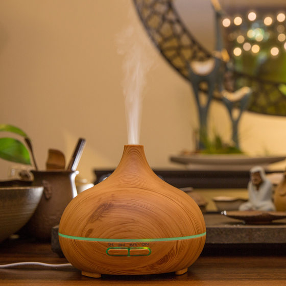 diffuserhumidifier wood grain aromatherapy machine air humidifier diffuser spray home bedroom