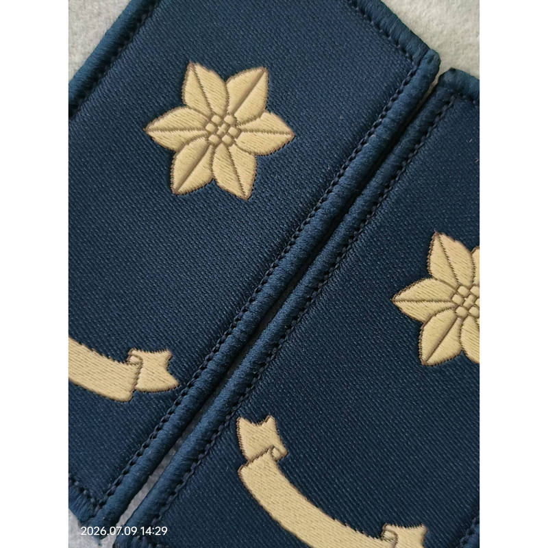Military Enthusiast Collectibles: Vintage Unused Three-Color Velcro Collar Patch, Decorative Velcro Morale Patch, Rare Variety