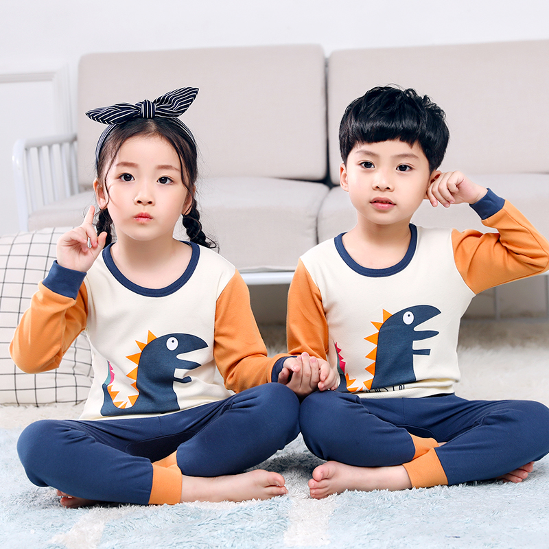 Childrens trai bông bộ đồ lót và trẻ em gái ở trẻ em bông quần mùa thu trẻ em trai bé trai quần áo lót.