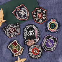 College style embroidery badge stickers JK uniform decoration cloth stickers shoes and hats repair hole patch patch patch can be sewn DIY Joker