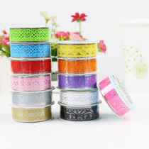 Colorful lace hollow tape diy handmade album decorative accessories