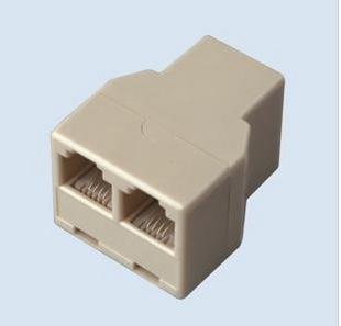 Telephone line one turn two RJ11 telephone three - channel telephone line straight connected connector telephone line extended by buy