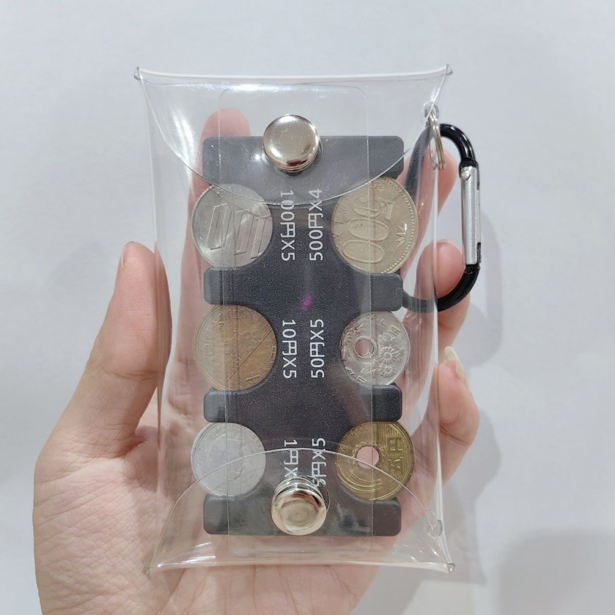 日元硬币夹透明收纳袋组合：你的零钱终于有了新家🏡✨-零钱包-淘宝好物网
