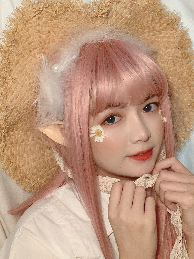 Feather headdress hair Carson fairy fairy fairy hair clip side clip girl Japanese cute ancient style hanfu hair accessories