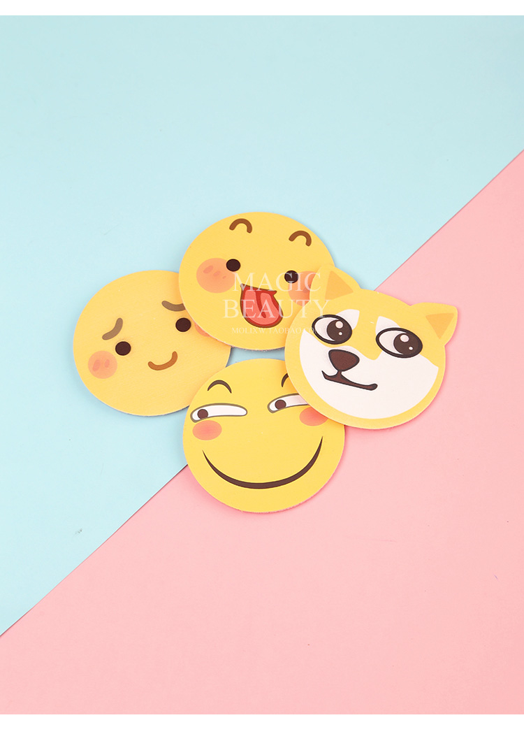 Funny gói gói ma thuật Hàn Quốc siêu dễ thương phim hoạt hình dính cô gái pu rửa mặt gãy tóc bangs dán - Phụ kiện tóc kẹp tóc nơ