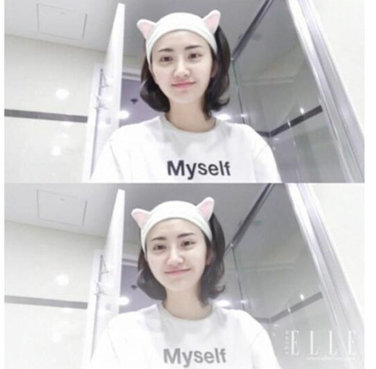 Lin Xiaozhai với cùng một đoạn gội đầu với mũ trùm đầu Hàn Quốc dễ thương headband mèo tai headband headband phụ kiện tóc nữ shop phụ kiện tóc