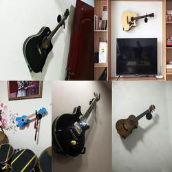 Split guitar inclined rack Pipa hook Zhongruan hanger wall ukulele bass wall hanging shelf display