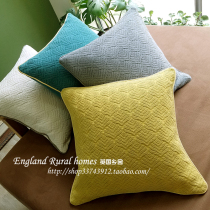 Natural comfort Nordic cotton soft thick thread knitted pillow cushion cover * 3 patterns 4 colors