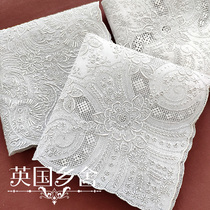 (Foreign guest gift letter * handmade Chaozhou embroidery) Export collectibles retro Lady craft handkerchief