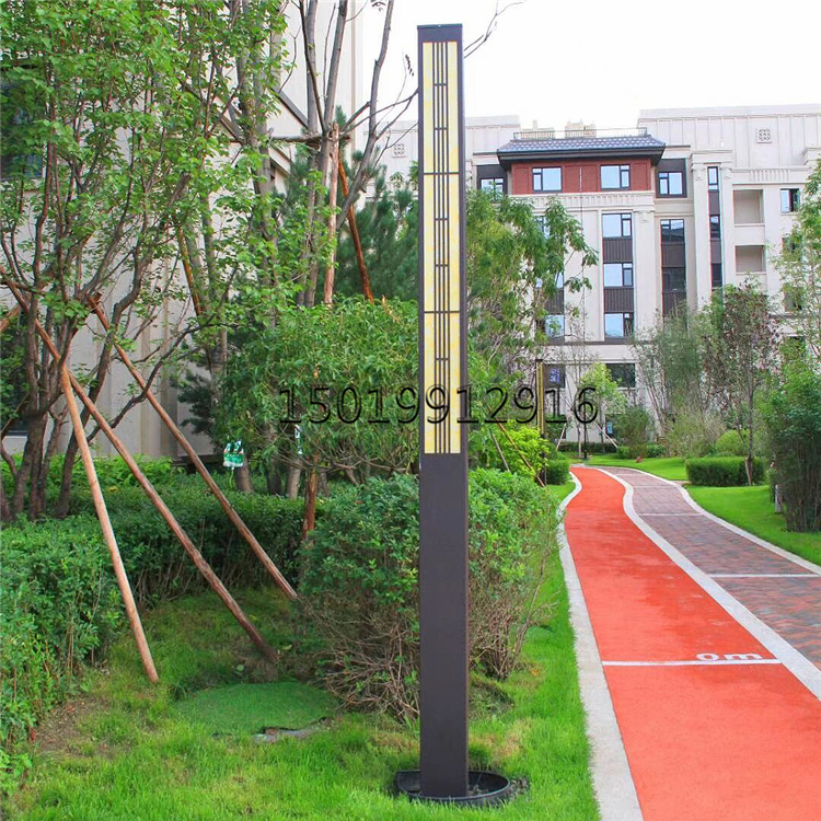 Square square square column lamp home garden courtyard lamp commercial residential view lamp 3 m 3 5 meters road light ancient town outdoor factory