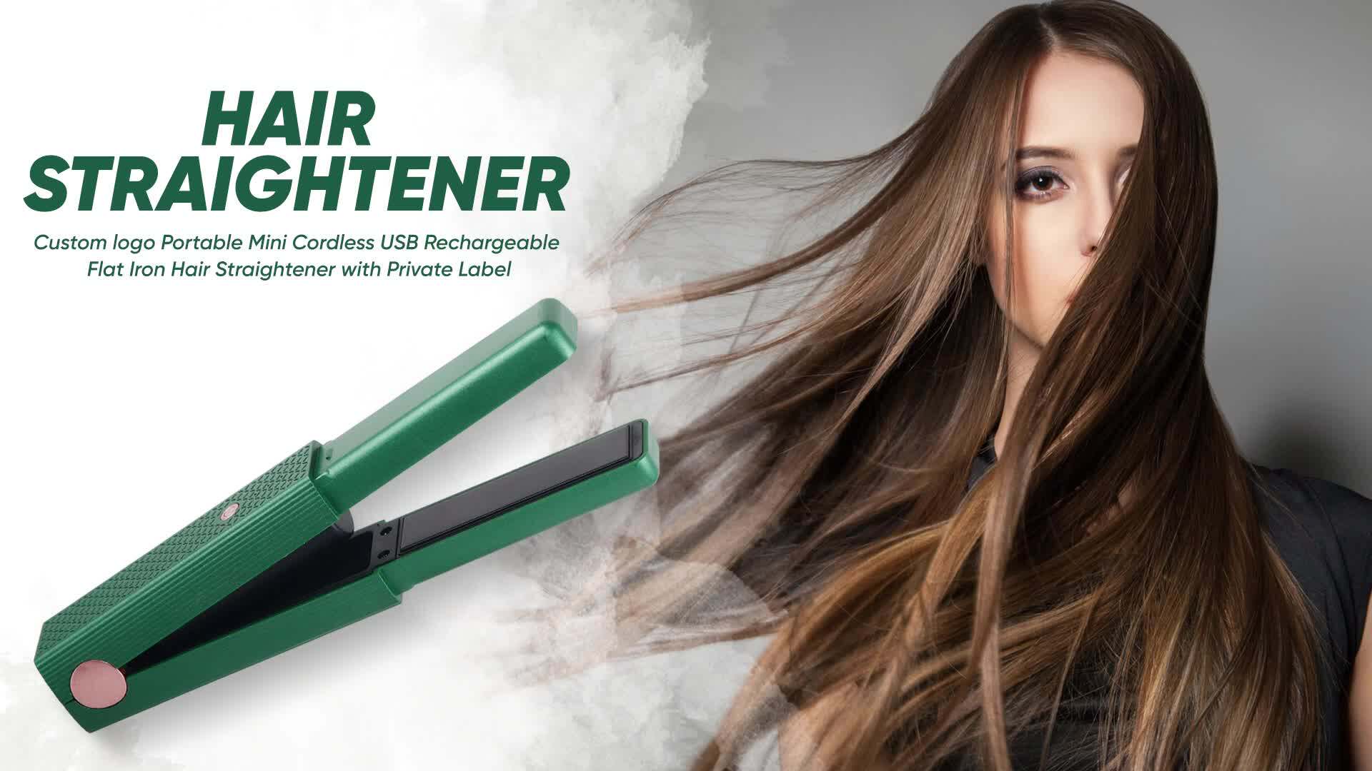 Bella Beauty Mini Ceramic Flat Iron Adjustable Temperature Ceramic