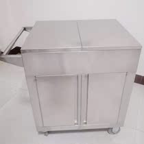 New Pint Dining Room Mobile Stand Bench Multifunction Dining Car Stainless Steel Seasoning Riders Trolley Home Push Cart Commercial