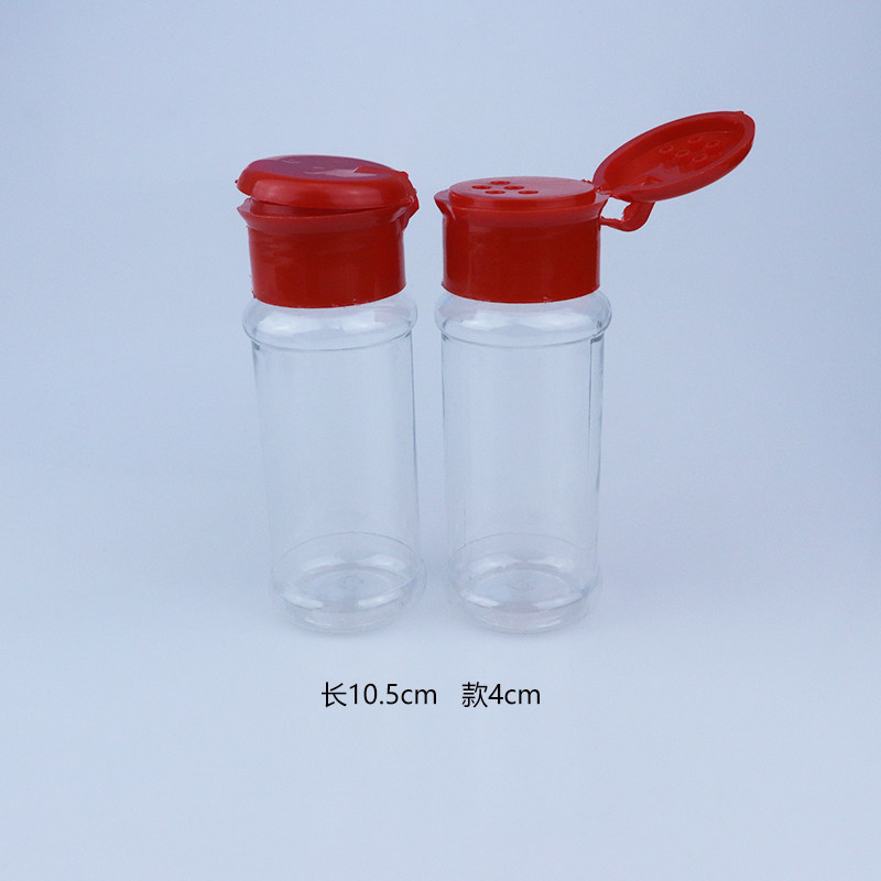 Commercial Sprinkled Bottle Barbecue Seasonings Plastic Bottle with lid Kitchen Zo Stock Sprinkled Powder Jars Domestic Chili Pepper