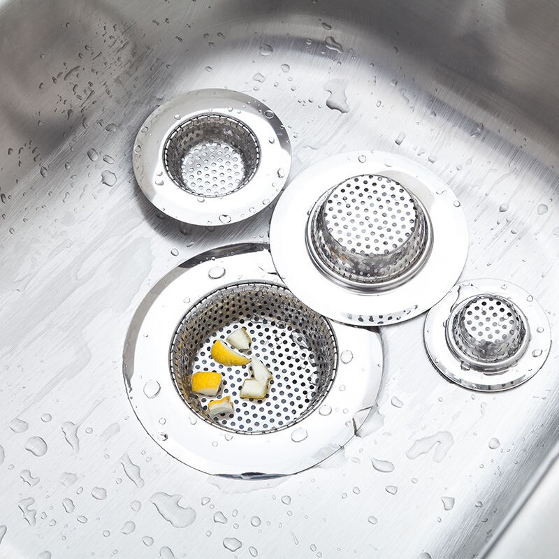 Kitchen Naughty Basin Filter Screen Cover Floor Drain Stop Hair Net Makeup Room Bathroom Anti-Hair Sink Pool Anti-Clogging Universal