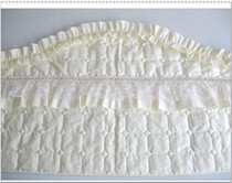 Irregular semi-circular arched headboard cover European style leather bed full package cotton backrest dust protection cover sleeve