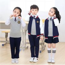  Kindergarten garden clothes spring and autumn clothes Primary school school uniform set New childrens sports class clothes autumn and winter childrens class clothes