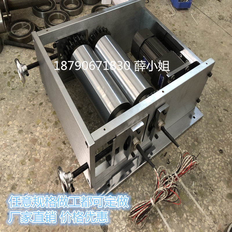 Heating roller stainless steel water cooling yet rolling chrome coated machine for press roller wheel conformers unpowered coated rubber rollers