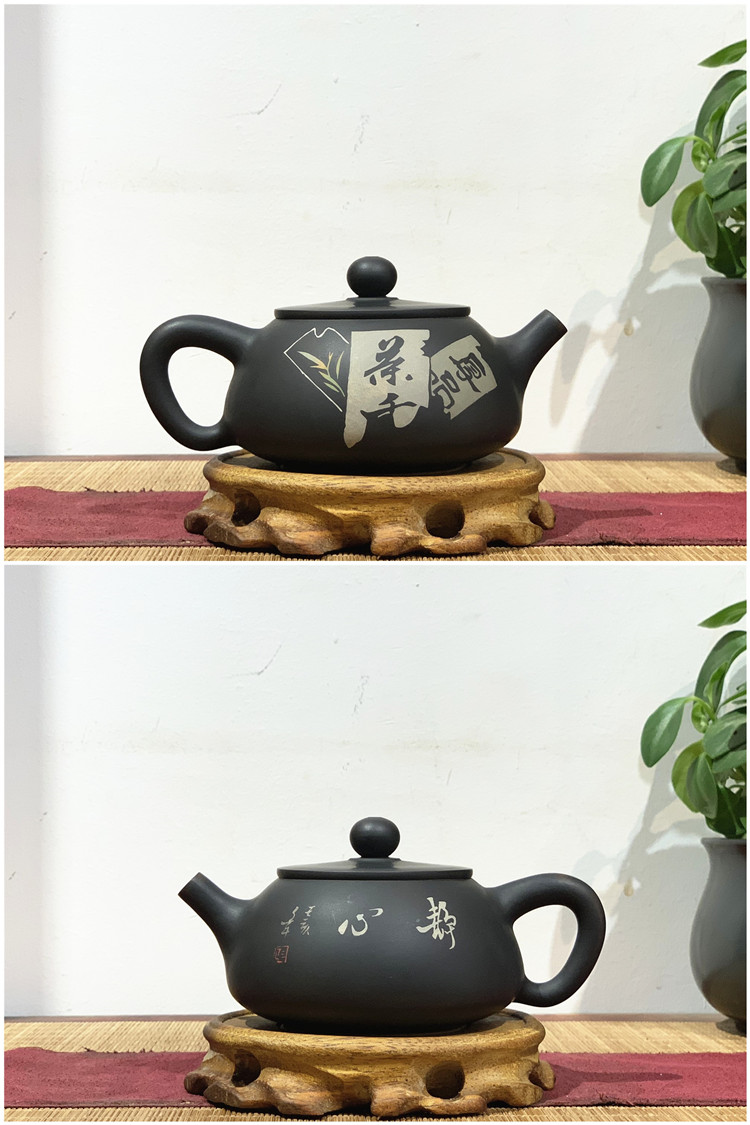 Shu also built water purple pottery teapot tea set suit household single pot of kung fu tea set violet arenaceous kettle ceramic clay POTS is not purple