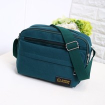 New wallet collection female stall mens wallet bag Oxford cloth business oblique backpack bag large capacity