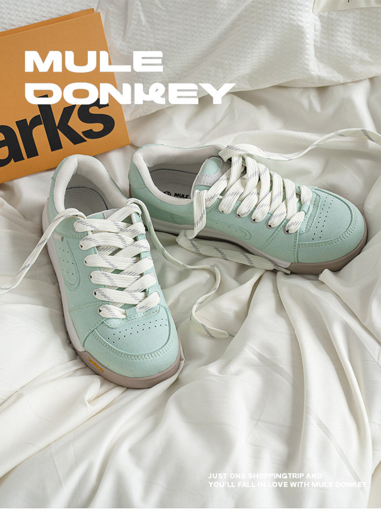 Mule Donkey Suede Platform Chunky Sneaker
