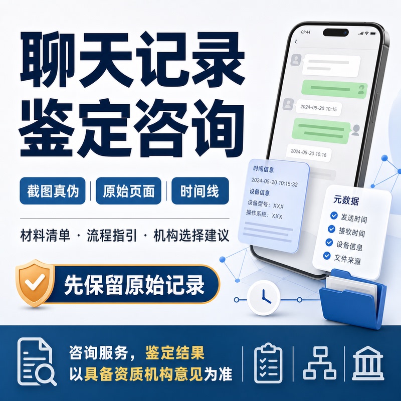 Chat Record Authentication Consulting Service, Original Image Authenticity Record-Keeping, Retention of Original Materials, Authentication Consultation Chat Record Authentication Consulting Service, Original Image Authenticity Record-Keeping, Retention of Original Materials, Authentication Consultation