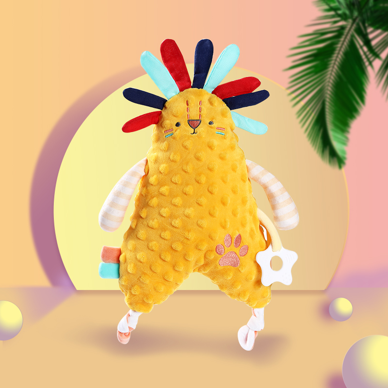 Soothing towel baby Entrance Baby Sleeps to sleep Divine Instrumental Newborn Doll 0-1-year-old Lovely Hand Puppet Toys