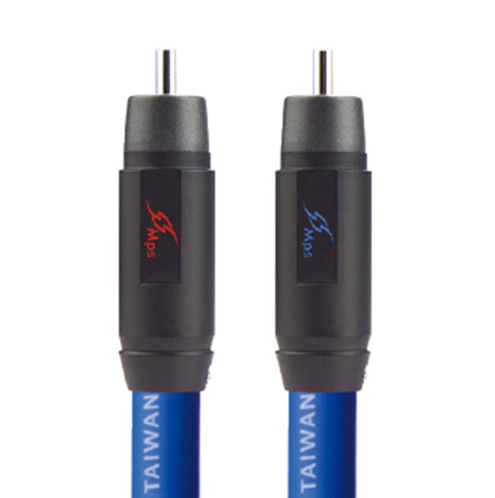 Taiwan MPS M-75R F G single crystal copper 75 Euro CD amplifier coaxial audio signal line cinema subwoofer line