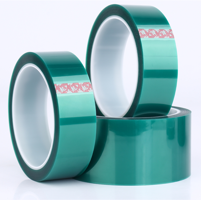 Miller Qi PET băng chịu nhiệt độ cao màu xanh lá cây để bảo vệ pin lithium và băng kháng kiềm Băng bảo vệ mạ điện thủy tinh PCB băng keo cách điện chịu nhiệt